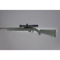 Hogue OverMolded Rifle Stock Fits Ruger 10/22 .920″ Barrel OD Green Finish 22210 