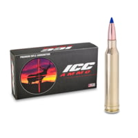 ICC Ammo 7mm REM Mag 140 Grain Lead-Free Ballistic Tip Brass Rifle Ammunition