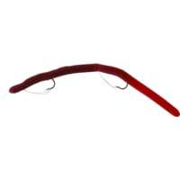 Kelly S Two-Hook Weedless Worm (Wine/White)
