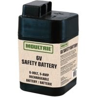 Moultrie Feeders Rechargeable Safety Battery, 6-volt 5 amp, MFHP12406