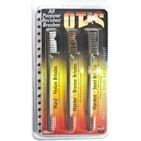 Otis Technology All Purpose Brushes Pack, 3 Pack, Blue/Bronze/Steel, Small, FG-316-3
