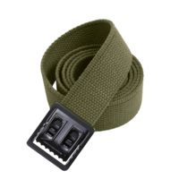 Rothco Military Web Belts w/ Open Face Buckle, Black, Olive Drab, 44, 4290-Black-OliveDrab-44Inches