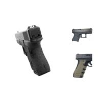 TALON Grips Handgun Grip, Glock 17/45 Gen5 MOS, No Backstrap, Granulate/Black, 379G