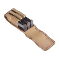 TUFF Products 3 InLine Mag Pouch Size 2 Coyote Brown, Double Stack Magazines B92 GL17,19,20,21,22,23 922 7063-CBV-2