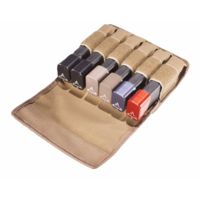 TUFF Products 6 InLine Mag Pouch Size 2, Coyote Brown, Double Stack Magazines B92 GL17,19,20,21,22,23 922 7066-CBV-2