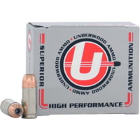 Underwood Ammo .357 Magnum 158 Grain Bonded Jacketed Hollow Point Nickel Plated Brass Cased Pistol Ammunition