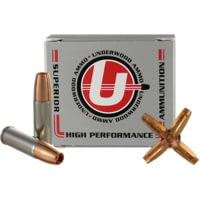 Underwood Ammo .45 Colt 220 Grain Solid Monolithic Hollow Point Nickel Plated Brass Cased Pistol Ammunition