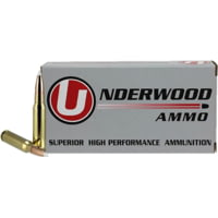 Underwood Ammo 6.5 Creedmoor 140 Grain Polymer Tipped Spitzer Nickel Plated Brass Cased Rifle Ammunition