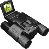Built-in Digital Camera with Photo Editing Kit Vivitar 12x25 Binoculars 