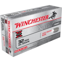 Winchester Super-X Handgun .32 S&W 85 grain Lead Round Nose Brass Cased Centerfire Pistol Ammunition