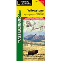 National Geographic Trails Illustrated Maps, Yellowstone Nat Park #201, Wyoming, 201