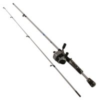 Zebco Folds of Honor Spinning Reel and 2-Piece Fishing Rod Combo, Quickset  Anti-Reverse Fishing Reel 