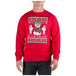 red holiday sweater