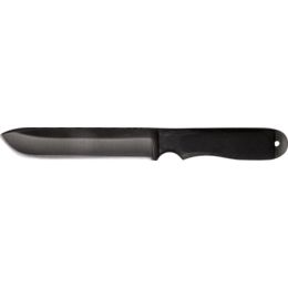 blade made from a file which has been annealed, ANZA 6 1//4/" FIXED BLADE KNIFE