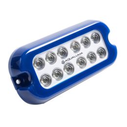 Underwater Boat Light 2 x LED Blue 200 Lumens Surface Mount
