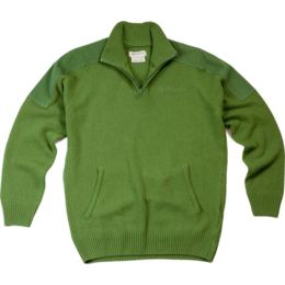 mens green half zip sweater