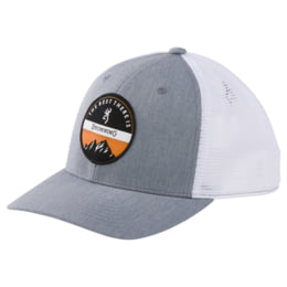 Men's Browning black and orange trucker hat