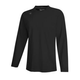 champion men's vapor cotton long sleeve shirt