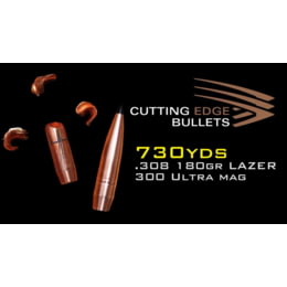 Cutting Edge Bullets Lazer Bullets .308 Diameter (30 Caliber/7.62