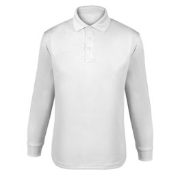 white polo shirt womens long sleeve