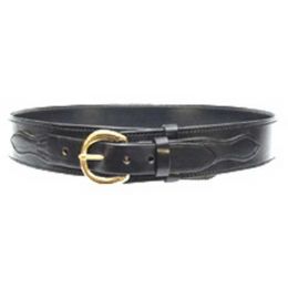 Gould /& Goodrich Lined Duty Belt Size 40 Brass Black Weave