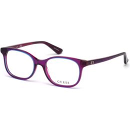 guess purple eyeglass frames