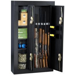 Homak 8 Firearm Double Door Steel Gun Cabinet 4 Star Rating Free