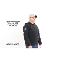 Kitanica Men's American Hoodie Breathable with Adjustable Hood Tactical  Jacket