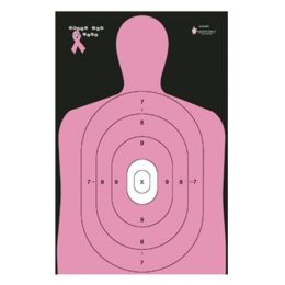 SILHOUETTE SHOOTING TARGET PAPER POSTER 23X35-25 TARGETS