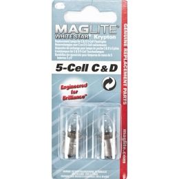 2-PACK Maglite Replacement Flashlight Bulb For Mini Mag-Lite And Solitaire Light