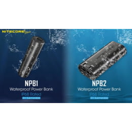 Nitecore NPB2 waterproof Powerbank, 10,000mAh