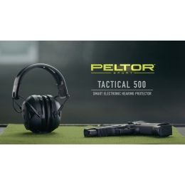Casque de protection auditive SPORT TACTICAL 500 Electronic 3M Peltor -  Conditions Extremes