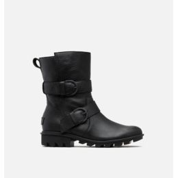 black moto boots womens