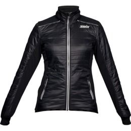 NEW SWIX WOMENS MENALI QUILTED JACKET LARGE BLACK