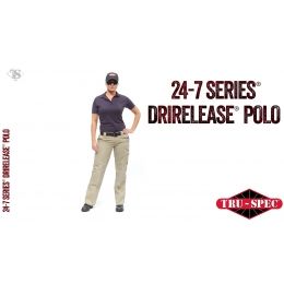 24-7 dri-Release p//c 6.5oz Jersey Tru-Spec Mens Polo Shirt