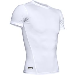 under armour white compression shirt