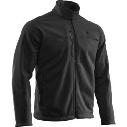 under armour black fleece jacket