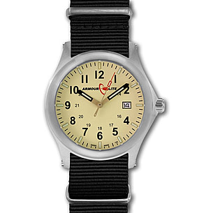 Armourlite shatterproof clearance tritium field watch