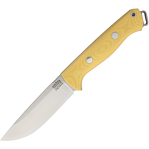 Bark River Bravo 1 Field Ivory Micarta Fixed Blade Knife | Free