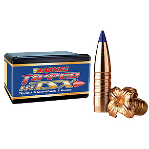 Barnes Bullets 30274 Tipped TSX 270 Caliber .277 110 GR TTSX Boat