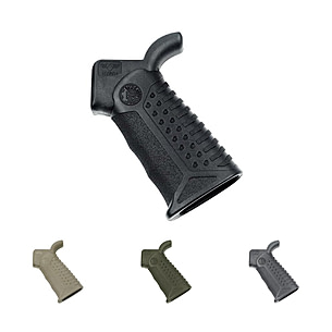 AR Overmolded Enhanced Pistol Grip - BLACK, 20 DEG - Breakthrough Tactics  戰術•陷陣