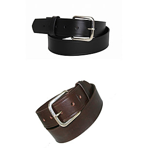 Boston Leather 1 1/2 Leather Garrison Belt