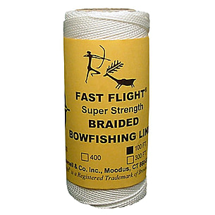 300 Ft. 400 Lb. Brownell Fast Flight Braided Bowfishing Line Bow