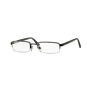 Burberry men's be1012 2025 eyeglasses shiny black 50mm