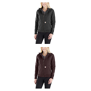 Carhartt 103242-026 Women's Quilt Lined Rain Defender® Hooded Sweatshirt