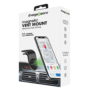 Chargeworx Magnetic Vent Phone Mount Free Shipping over 49