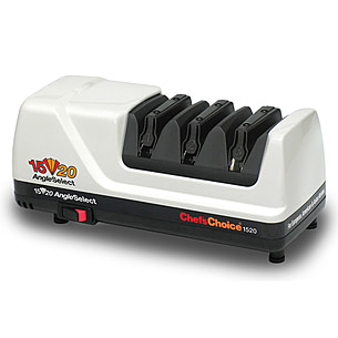 Chef’s Choice Model 1520 AngleSelect Professional Electric Knife Sharpener Brushed Metal