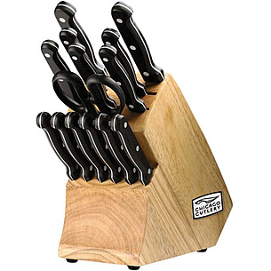 Chicago Cutlery Belden 15 pc Block Set - Stainless Steel Knives