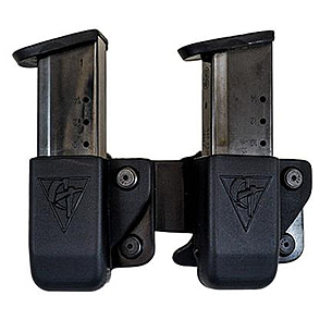 Comp-Tac Twin Magazine Pouch W/ Belt Clip