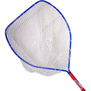 Cumings Red, White & Blue Boat Net, Blue Bow 38in-70in Red Octagon Handle